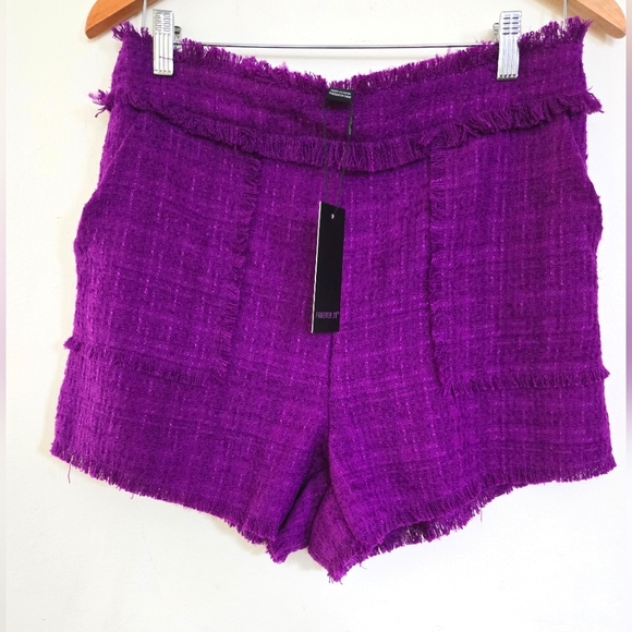 Forever 21 tweed purple 💜 short - Picture 3 of 7